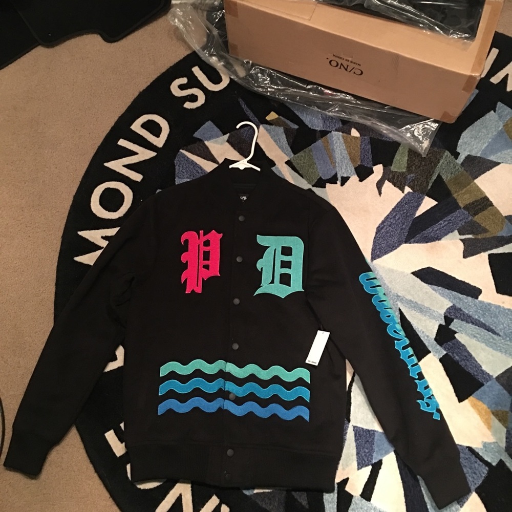 Pink Dolphin letterman’s jacket brand new